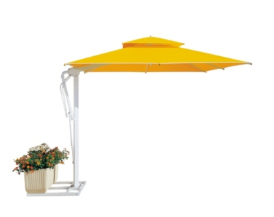 Parasol Pagoda VLAEMYNCK alu excentréblanc, ...